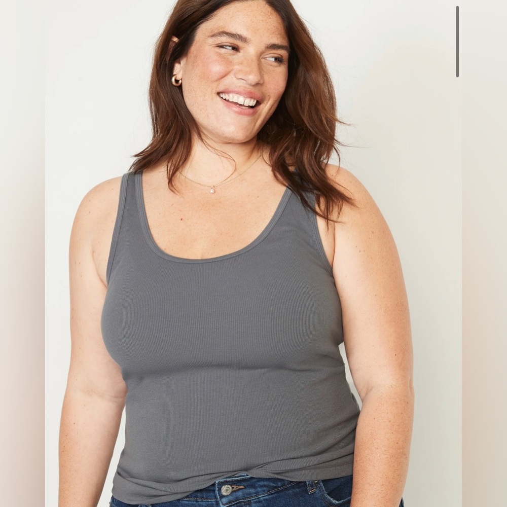 **New** Rib-Knit Tank Sz 4X